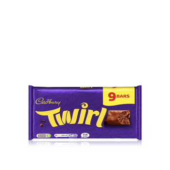 Cadbury Twirl Chocolate Bars 9x193.5g
