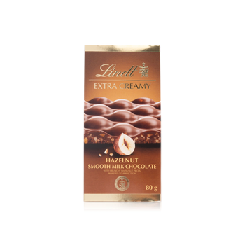 Lindt Extra Creamy Hazelnut Milk Chocolate 80g