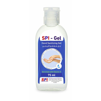 SPI Hand Sanitizing Gel with Vitamin E 75ml