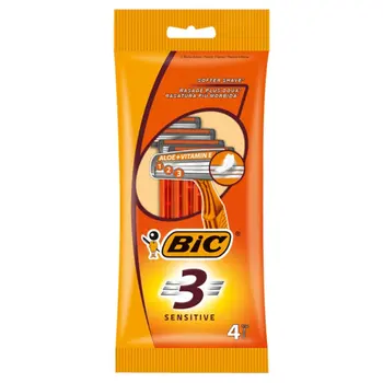 Bic Sensitive Razor with Aloe & Vitamin E 4 Pieces