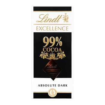 Lindt Excellence Absolute Dark Chocolate 50g