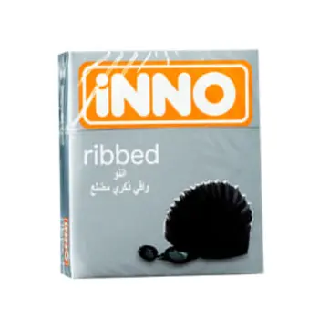 Inno Ribbed Condoms 3 Pieces