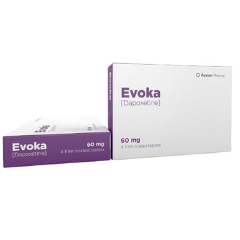 Avalon Evoka Dapoxetine Tablets 60mg 4 Tablets