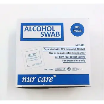 Nur Care Sterile Alcohol Swabs 200 Pieces