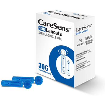 Caresens Sterile Lancet 30G 100 Pieces