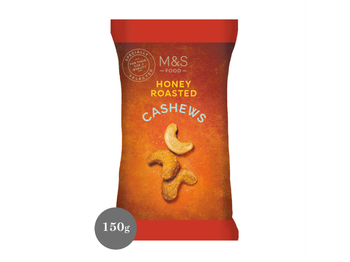 M&S Food Honey Roasted Cashews 150g