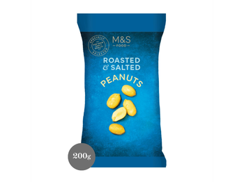 M&S Food Roasted Salted Peanuts 200g