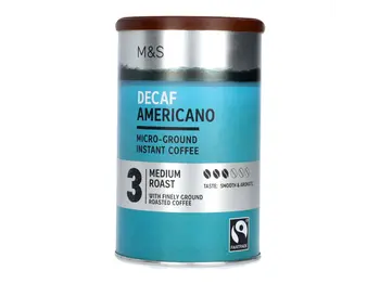 مارك اند سبنسر فوود قهوة أمريكانو سريعة التحضير منزوعة الكافيين ومطحونة 1قطعة