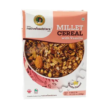 Native Food Store Vanilla Millet Cereal 400g