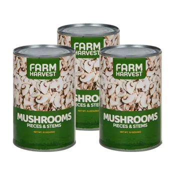 فارم هارفست قطع وسيقان فطر 3×425جرام