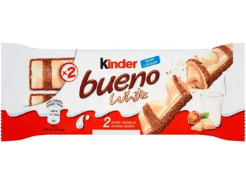 Kinder Bueno White Chocolate Hazelnut Bar 2x39g