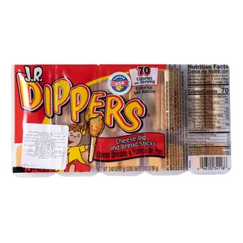 J.R Dippers Cheese Dip & Bread Sticks 97g