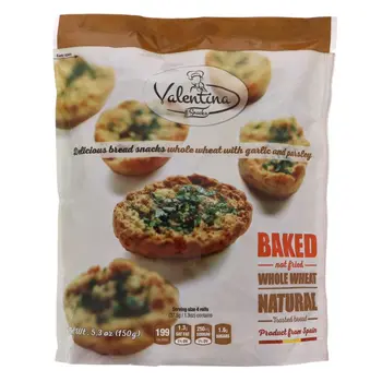 Valentina Garlic & Parsley Whole Wheat Snacks 150g