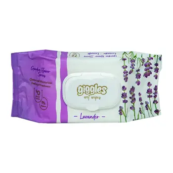 Giggles Lavender Wet Wipes 72 Pieces