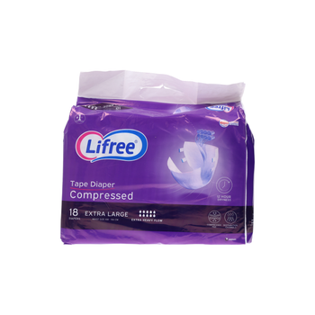 Lifree Tape Diaper XL 18Pieces
