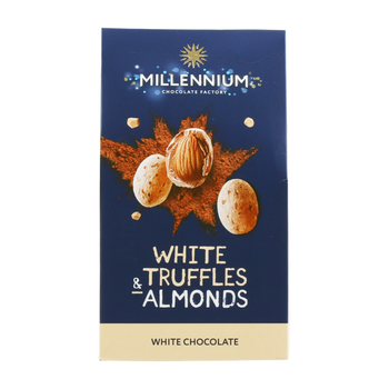 Millennium White Chocolate Almond Truffles 100g