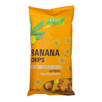 Faani By Fair Cheddar Cheese Banana Chips 80g