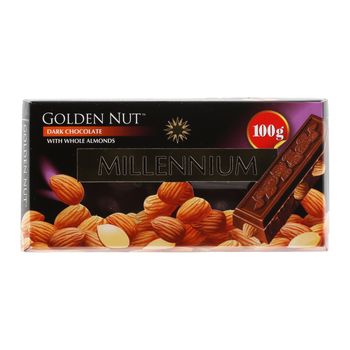 Millennium Golden Nut Dark Chocolate Almonds 100g