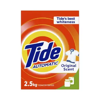 تايد أوتوماتيك مسحوق غسيل بودرة مركز بالرائحة الأصلية 2.5 كيلو