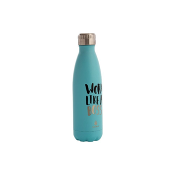 MANNA Blue Insulated Stainless Steel Water Bottle 500ml