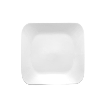 جيه جيه ايه اس ايه إليجانس طبق حلوى مربع الشكل باللون الأبيض بمقاس 21.5 سم 154063 1قطعة
