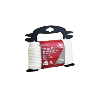 Saco White Braided Nylon Cord 15.2m