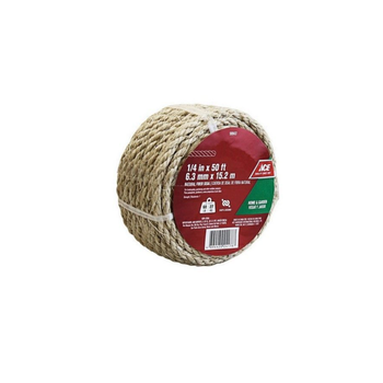 Saco Twisted Natural Fiber Sisal Rope 15.2m
