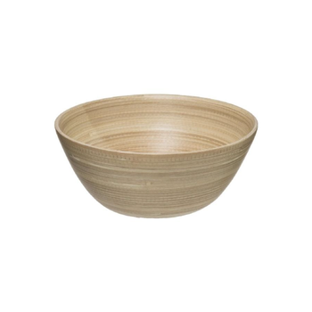 ساكو 154104G زبدية سلاطة خيرزان بتصميم معاصر بني طبيعي 25 سم 1قطعة