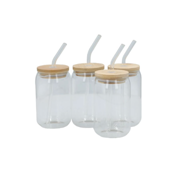 Glass Tumbler Set 4-Pack 350ml Each