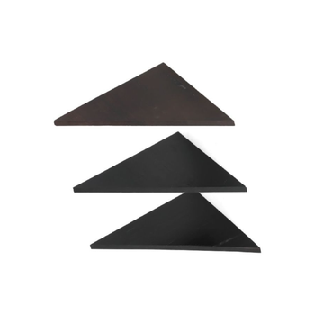 هوني بي مجموعة من الرفوف التي تثبت على الحائط مصنوعة من خشب الصنوبر مكونة من 3 قطع باللون الأسود 1قطعة