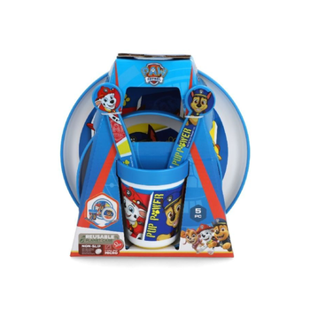 ساكو طقم أطباق طعام من 5 قطع بتصميم باو بيترول وبألوان متعددة، سعة 260 مل لكل قطعة 1قطعة