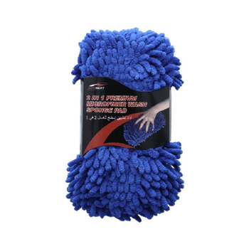 Saco Premium Microfiber Wash Sponge Pad Blue