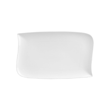 ساكو طبق عشاء مُموج مستطيل الشكل باللون الأبيض و بحجم 33 ×20 سم 122694 1قطعة