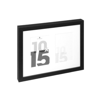 ساكو إطار صورة مكون من صورتين مصنوع من مادة إيفا يُثبت على الحائط وسهل التعليق أسود 10 × 15 سم 193155 1قطعة