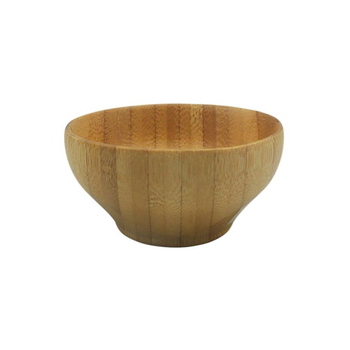 بين سيرفي G16-G051S زبدية غمّوس مستديرة عالية الجودة خيرزان بني 4× 8× 8سم 1قطعة