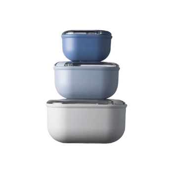 Omada Grey-Blue Microwave Lunch Box 3.4L