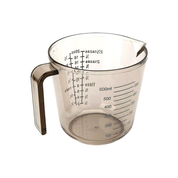 Parfait Brown Wide Mouth Plastic Measuring Cup 600ml