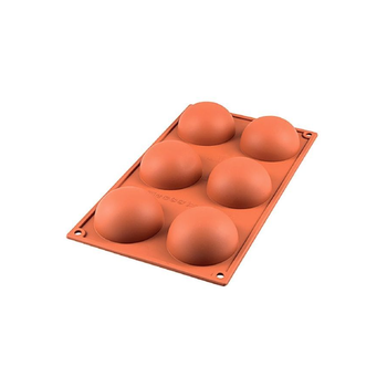 SILIKOMART Brown Half Sphere Silicone Mould 480ml