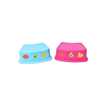 Plastic Portable Children Step Stool Assorted Color