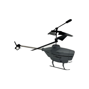 هاست نانو تشانيل مروحية مع جهاز تحكم عن بعد للأطفال رمادي وأسود 6.5× 15.5× 29.5سم LH-2023-C2 1قطعة