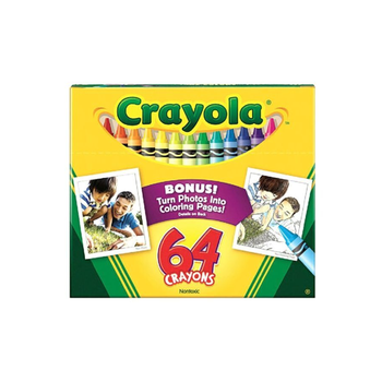 Crayola 64-Piece Non-Peggable Crayons Set Multicolour
