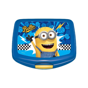 فيرست كيد  112-30-0810 مينيونز زا رايز اوف جرو صندوق غداء مستطيل متين عالي الجودة للأطفال أزرق 6 x 14 x 17 سم 1قطعة