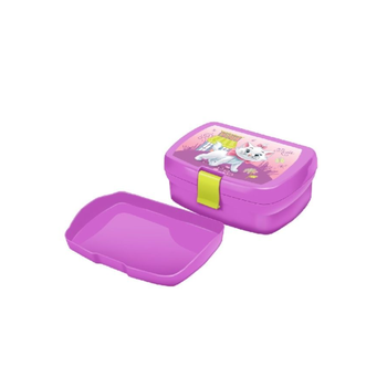 فيرست كيد صندوق ساندويتش بتصميم ماري القطة مع صينية داخلية بنفسجي 630 مل 112-11-2102 1قطعة