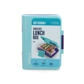 Smash Bento Bite Blue-Violet Lunch Box 1.6L