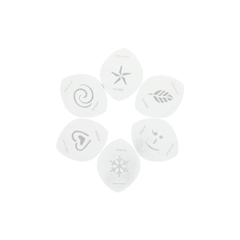 Aerolatte Cappuccinogarnish Stencil Set 6 Pieces