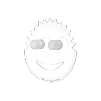 سكراب دادي حامل إسفنجة التنظيف بلاستيكي عالي الجودة شفاف 7.35 x 4.5 x 1.375 سم 6575617 1قطعة