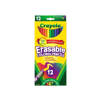 Crayola Erasable Colored Pencil Set 12-Piece