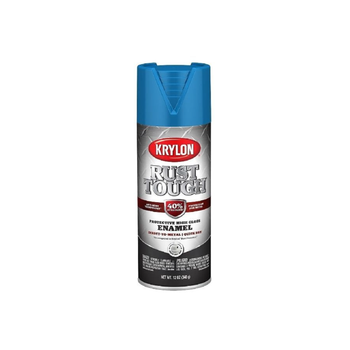 كريلون دهان الرش سريع الجفاف المباشر على المعدن الذي يمنح تأثيرًا غير لامع يأتي باللون الازرق ويحتوي على حجم 12 أونصة من الدهان وهو مصمم لحماية السطوح المعدنية من التآكلK09219008 1قطعة