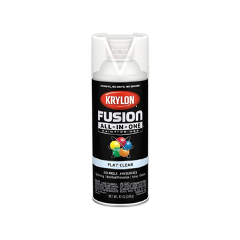 Krylon Fusion All-In-One Flat Clear Spray Paint 12oz
