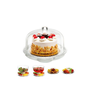 خدمة جيدة حامل كيك أنيق بجودة عالية متعدد الوظائف شفاف 16.5 x 31.5 x 31.5 سم GS031 PS 1قطعة